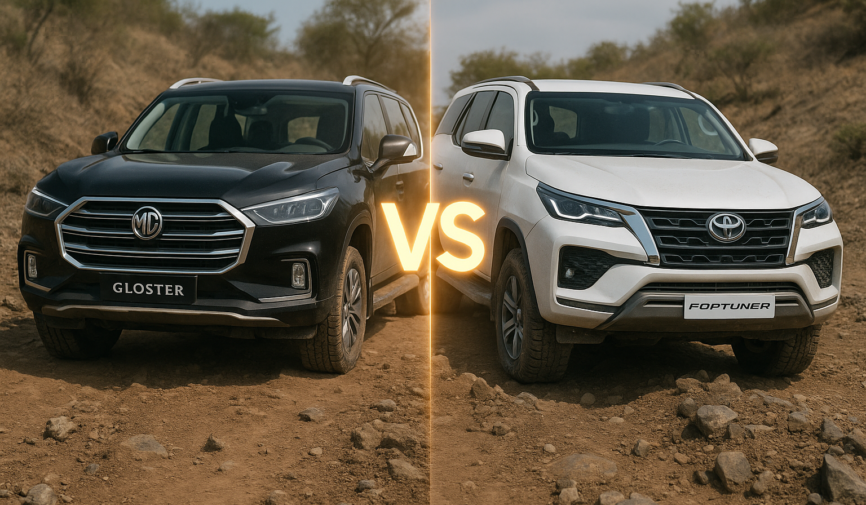 MG Gloster vs Toyota Fortuner_ Features, Price, and Performance Compared